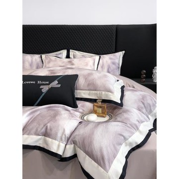 高端純棉全棉四件套2025新款輕奢簡約等高級感四季款床單被套床品