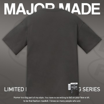 品牌厚磅質感多標設計素T