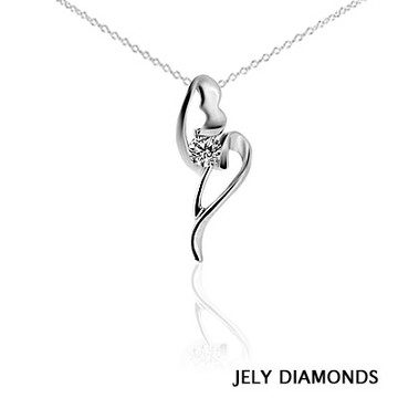 JELY 甜蜜童話0.30克拉美鑽墜鍊