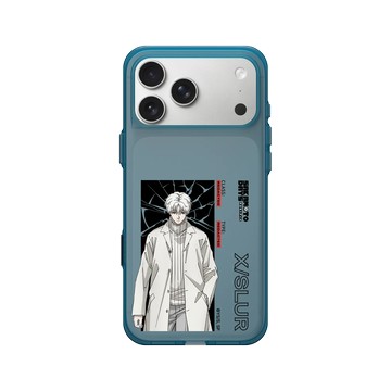 iPhone 17 Pro Max Clear (相機按鈕) 夜幕藍 - Sakamoto Days - X