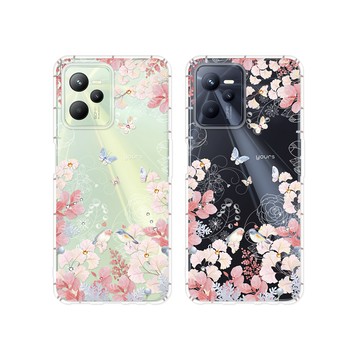 YOURS realme 全系列 奧地利彩鑽防摔手機殼-花享 realme14 5G/realmeV5/realmeGT/realmeC35/3/6i/GT/C35