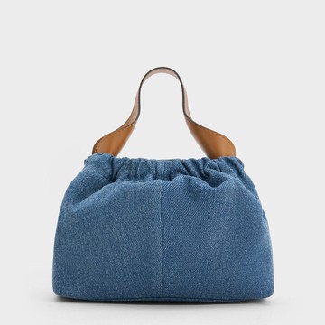 Ally 丹寧抓皺包