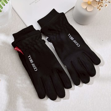 CB反光抗風觸控手套-黑-多尺寸任選