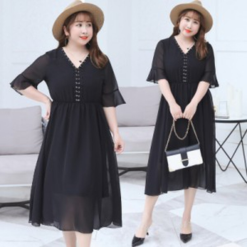 激安 韓国ファッション ワンピース 大きいサイズ ロング 夏 半袖 レディース 通勤 レジャーマキシワンピース 着痩せ Xl 4xl 通販 Lineポイント最大6 0 Get Lineショッピング