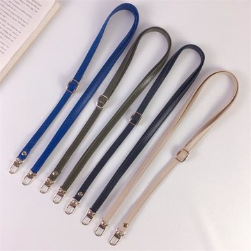 皮質手機掛繩斜挎可背雙頭扣帶子通用斜跨繩長款掛脖diy掛件配件