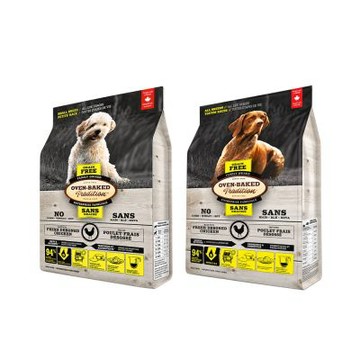 【Oven-Baked 烘焙客】5磅 全犬無穀野放雞 小顆粒/原顆粒 狗飼料 狗糧