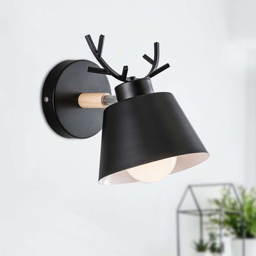 北歐風複刻版原木麋鹿壁燈 YP80-882-B1