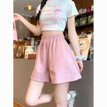 ✨限時下殺✨ 工裝短褲女2025 夏季 新款外穿運動高腰口袋 小個子 寬鬆休閒顯瘦闊腿