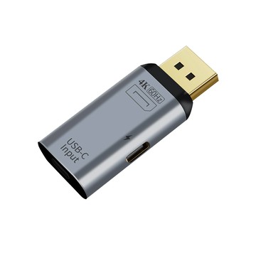 MoZuo 新版Type-c母轉Displayport 4K 60Hz 100W影音轉接頭