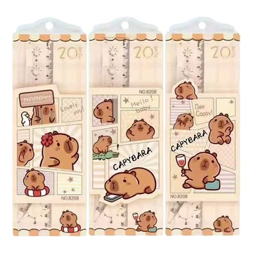 卡皮巴拉 20CM套尺組 4件入(款式隨機出貨)