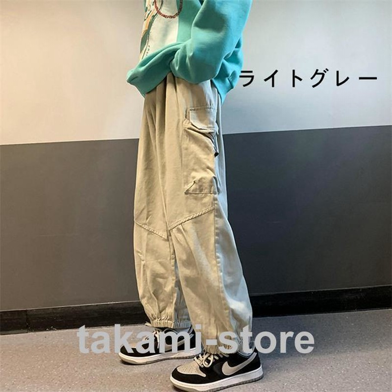 LGB サルエルパンツ ライトグレー　美品 GLIMCLAP(グリムクラップ)】Sarouel & jogger sweatpants