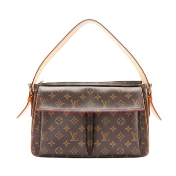 LOUIS VUITTON LV 路易威登 Viva Cite GM 肩背包 棕色 原花帆布 M51163 【二手名牌BRAND OFF】