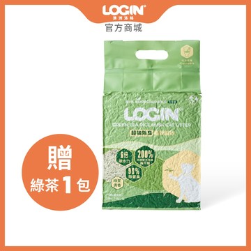 贈品勿下單 洛格稻殼貓砂-綠茶口味 1包 下單洛格系列貓砂就送一包