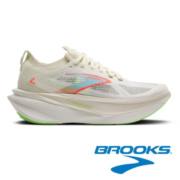 【BROOKS】Hyperion Max 3男加速型避震緩衝運動鞋『白』110467 戶外 露營 登山 健行 休閒 時尚 運動 運動鞋