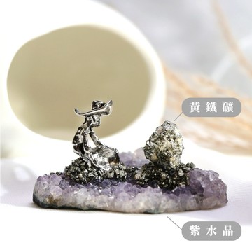 豐收水晶礦工 | 黃鐵礦 x 紫水晶 | C25