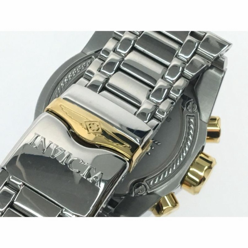 ▽▽ invicta メンズ腕時計 クオーツ ダブルフェイス BOLT ZEUS ボルトゼウス 25205 やや傷や汚れあり | LINEショッピング