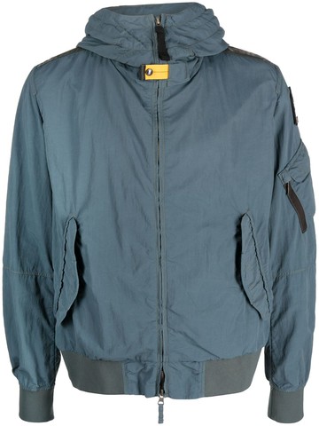 Parajumpers - logo-patch lightweight jacket - men - Polyamide/Polyester - S - Blue