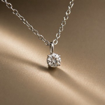 Peninsula 天然鑽石套鏈 F/VS1 0.16ct【仁愛精品店/美麗華專櫃】