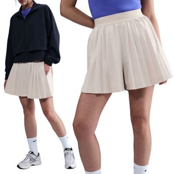 Nike As W Nk 24.7 Df Pleated Skort 短褲裙 女款 米色 百摺 IB2347-104