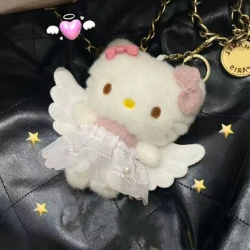 kitty吊飾🎀 ins少女心kitty公仔毛絨可愛掛件禮物高顏值包包鑰匙扣玩偶掛飾女 吊飾 可愛吊飾 掛件 包包吊飾