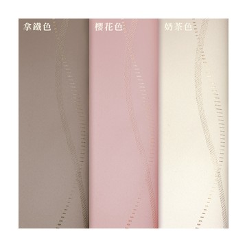 HOME 【 Desyne】台灣製韓風燙金流線打摺半窗窗簾單片78x165