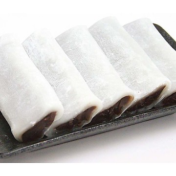 明月冰捲 和菓子 紅豆餡 甜點 10入 雙餡麻糬捲 全家799免運  [誠實討海人]