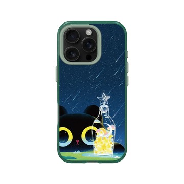 iPhone 16 Pro Clear 憂墨綠 - Little Oil Art 小油画 - 許願星星