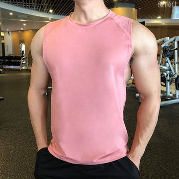 健身背心男夏季寬松跑步吸汗透氣坎肩訓練擼鐵上衣速干運動背心