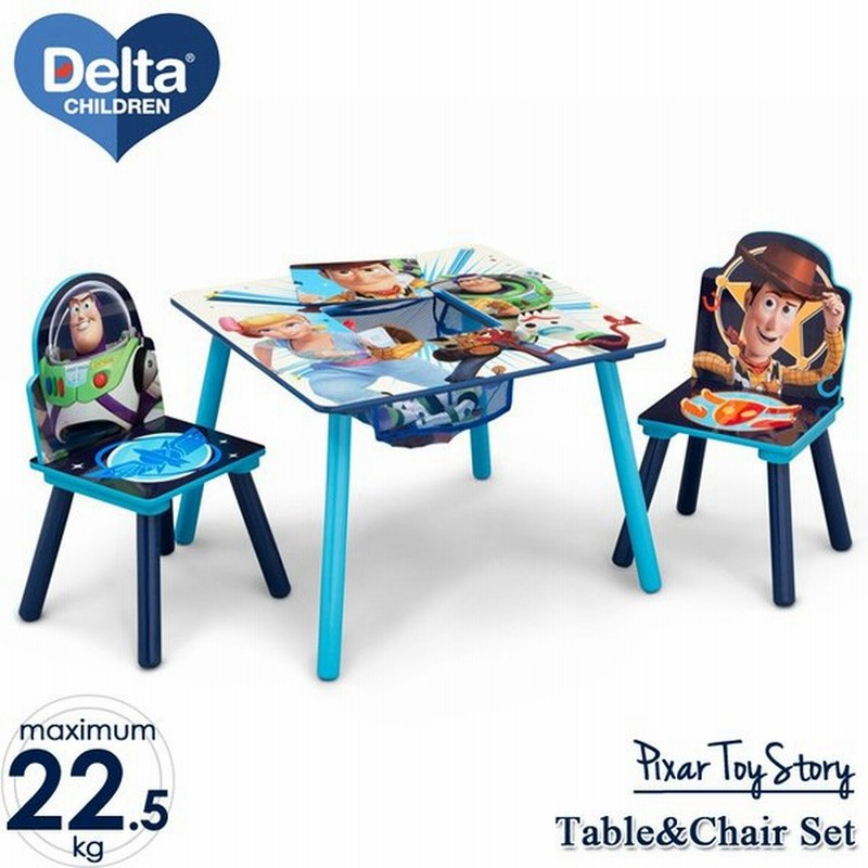 デルタ ディズニー トイストーリー 4 テーブル チェア 収納付き 子供家具 学習机 椅子セット Delta 通販 Lineポイント最大get Lineショッピング