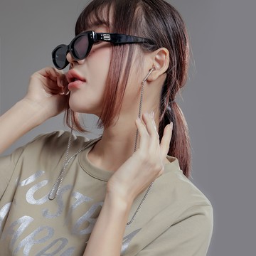 耳機掛鍊造型英文T-綠【KT223795】