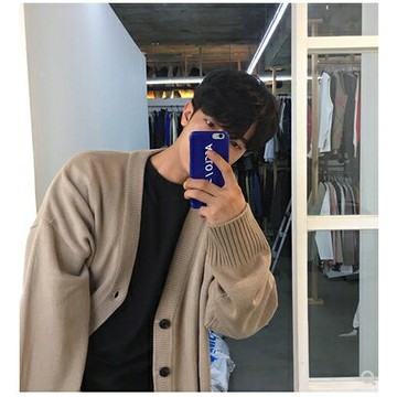 本土??熱銷 最新韓版 針織衫男 針織外套 針織上衣男 針織毛衣 紐扣開衫外套 純色簡約風潮流百搭秋冬季新款【MLM】