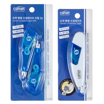 Comet 修正帶 + 替換帶 2入  1組  白色