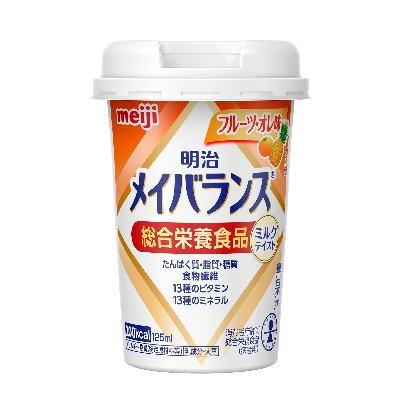 メイバランス Miniカップ フルーツ・オレ味 125ml×24　明治 　メイバランスミニ