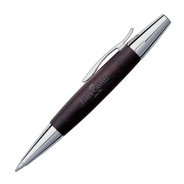 【非庫存商品急單勿下】Faber-Castell 輝柏 E-MOTION 梨木旋轉原子筆 深褐色筆桿 NO.148381 (NOD)