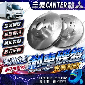 三菱 堅達 CANTER 監達 肯達 前 剎車盤 剎車碟盤 來令片 剎車盤 副場 平盤 單片 煞車盤