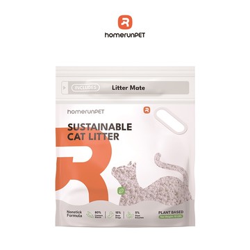 【Homerunpet霍曼】1＋1木薯貓砂 植物除臭低粉塵 4.5kg_廠商直送