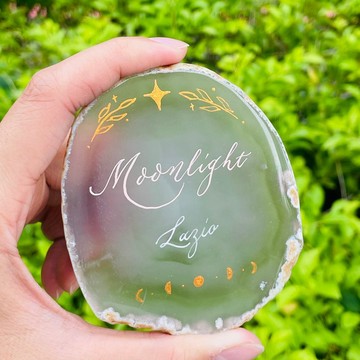 【婚禮小物】【紀念禮物】【情人節送禮】客製化瑪瑙紀錄片-小