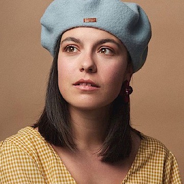 西班牙ELOSEGUI 女DAME貝雷帽EL_DAME19002 (愛麗絲藍)