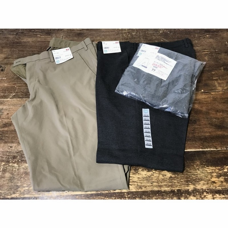 未使用 ユニクロ Uniqlo ドライストレッチパンツ ストレッチスリムフィットパンツ W100cm 3点セット 通販 Lineポイント最大0 5 Get Lineショッピング