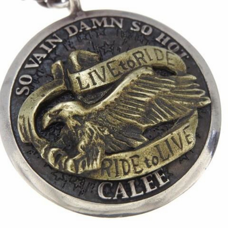 CALEE キャリー COIN CONCHO NECKLACE イーグル コイン コンチョ