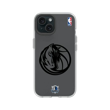 iPhone 15 Clear 透明 - NBA - B&W-達拉斯獨行俠 Dallas Mavericks B&W