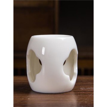 德化白瓷羊脂玉瓷蓋置茶壺蓋碗蓋子蓋托純色陶瓷茶具墊茶道配件