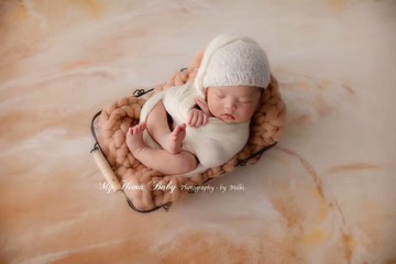 包郵KD攝影道具ins購物框超出片歐美風新生兒道具拍照布DD117