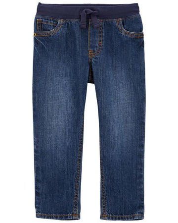 Baby Pull-On Denim Pants