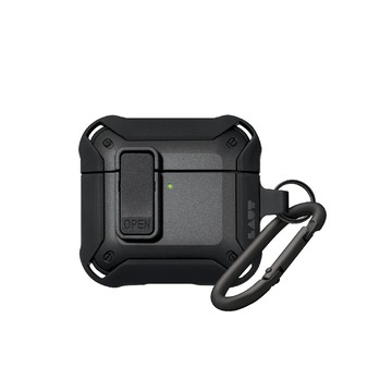 LAUT AirPods 4/5 耐衝擊硬式保護殼-黑 (耳機殼)