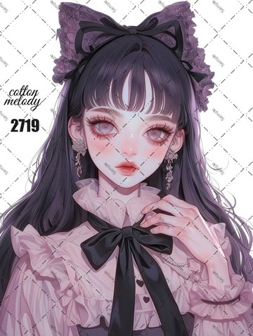 original sticker no.2719 人物貼紙 原創貼紙 原創人物貼紙 裝飾貼紙 cotton melody