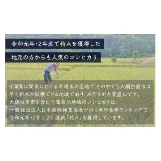 ふるさと納税 千葉県 大網白里市 ＜6ヶ月定期便＞千葉県産「コシヒカリ」5kg×6ヶ月連続 計30kg ふるさと納税 米 定期便 5kg コシヒカリ 千葉県 大網白里市 送…