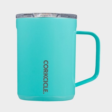 【雷刻專區】CORKCICLE 三層真空咖啡杯 475ml-土耳其藍