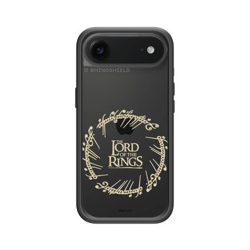 iPhone Air Mod NX -邊框背蓋組合 (相機按鈕) 黑 - The Lord of The Rings - 精靈logo