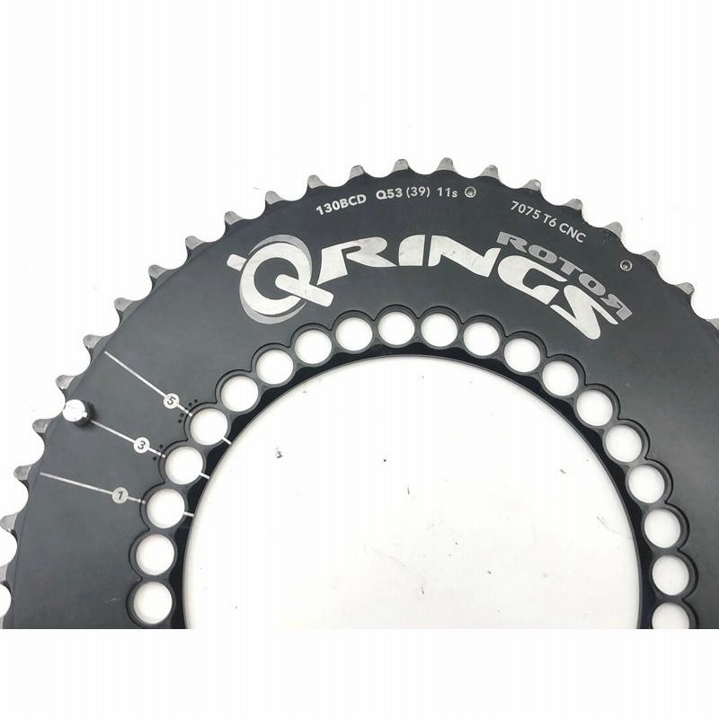ROTOR　Q-RINGS　BCD130　5アーム　11速用 ROTOR Q-RINGS BCD130 5アーム 11速用 シマノ11速化でも楕円チェーン
